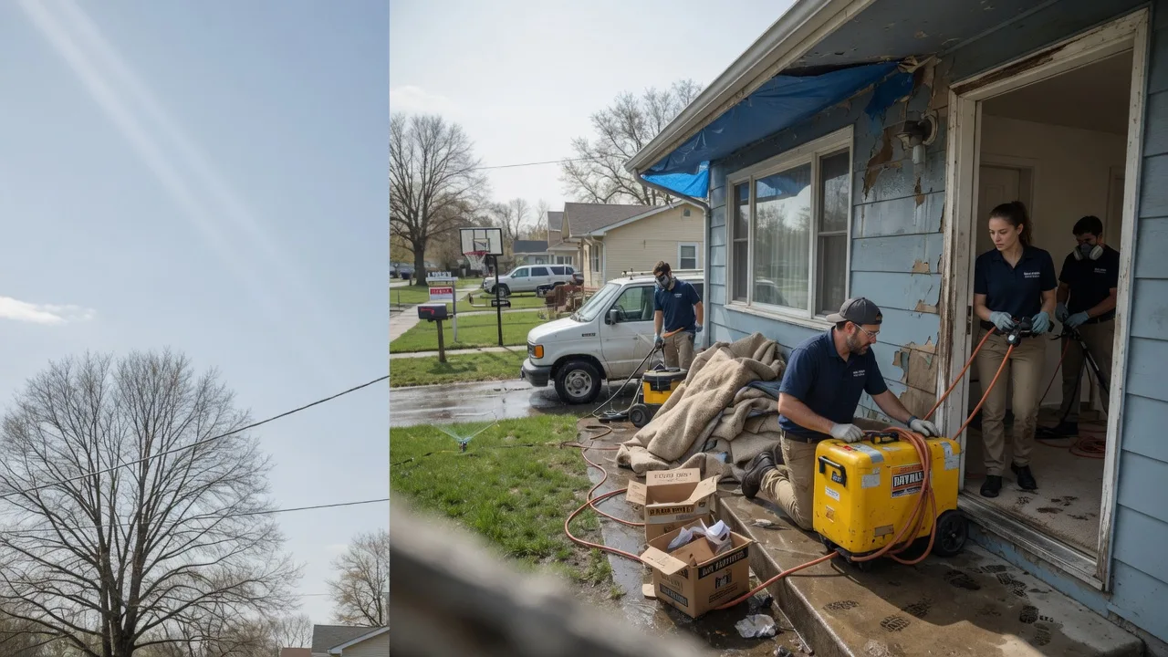 Basement Flood Cleanup in Vermont, IL near me